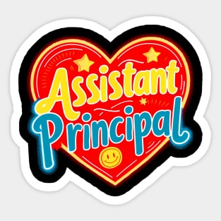 Assistant Principal Job Title School Worker Sticker